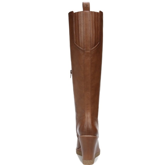 NWOT Zodiac Iggy Knee High Wedge Boot Size: 8.5 Color: Cognac - Picture 10 of 14